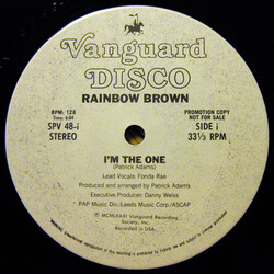 Rainbow Brown I'm The One / Till You Surrender USED VINYL 12INCH PROMO