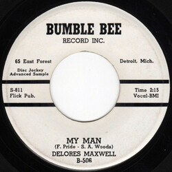 Delores Maxwell My Man / One Of These Days USED VINYL 7INCH 45 RPM PROMO