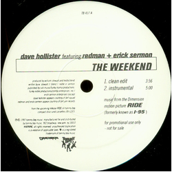Dave Hollister / Redman / Erick Sermon The Weekend Vinyl 12" USED
