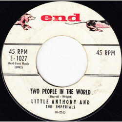 Little Anthony & The Imperials Tears On My Pillow / Two People In The World USED VINYL 7INCH 45 RPM SINGLE STYRENE