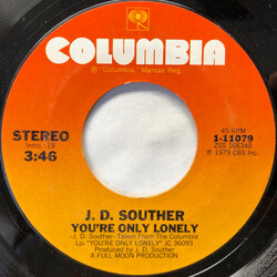 John David Souther You're Only Lonely / Songs Of Love USED VINYL 7INCH 45 RPM SINGLE STYRENE