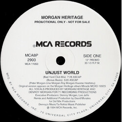 Morgan Heritage Unjust World Vinyl 12" USED