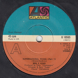 Ben E. King Supernatural Thing (Part 1) USED VINYL 7INCH 45 RPM SINGLE
