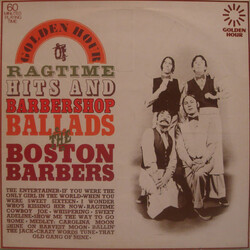 The Boston Barbers Golden Hour Of Ragtime Hits And Barbershop Ballads Vinyl LP USED