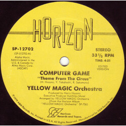 Yellow Magic Orchestra Computer Game VINYL 12" USED