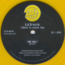 Latrece B. Kinchen I Want To Thank You (The MK Mixes) USED VINYL 12INCH 33 S RPM LIMITED EDITION