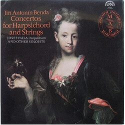 Georg Anton Benda / Josef Hála Concertos For Harpsichord And Strings Vinyl LP USED