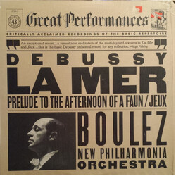 Claude Debussy / Pierre Boulez / New Philharmonia Orchestra La Mer / Prelude To The Afternoon Of A Faun / Jeux Vinyl LP USED