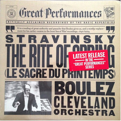 Igor Stravinsky / Pierre Boulez / The Cleveland Orchestra The Rite Of Spring (Le Sacre Du Printemps) Vinyl LP USED