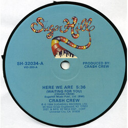 The Crash Crew Here We Are (Waiting For You) USED VINYL 12INCH 33 S RPM
