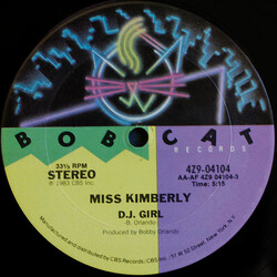 Miss Kimberly D.J. Girl / My Boyfriend Is A Communist VINYL 12" USED