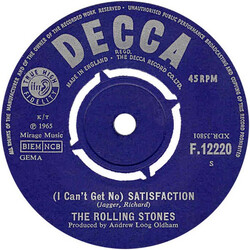 The Rolling Stones (I Can't Get No) Satisfaction USED VINYL 7INCH 45 RPM SINGLE