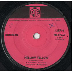 Donovan Mellow Yellow USED VINYL 7INCH 45 RPM SINGLE
