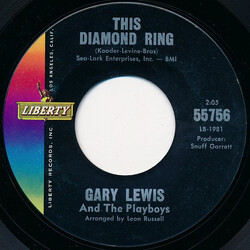 Gary Lewis & The Playboys This Diamond Ring USED VINYL 7INCH 45 RPM STYRENE
