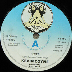 Kevin Coyne Fever USED VINYL 7INCH 45 RPM SINGLE PROMO
