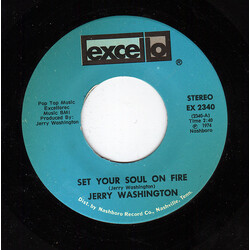 Jerry Washington Set Your Soul On Fire / Let Me Get Close To You USED VINYL 7INCH 45 RPM SINGLE STEREO