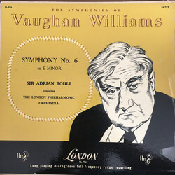 Sir Adrian Boult / The London Philharmonic Orchestra / Ralph Vaughan Williams Symphony No. 6 In E Minor Vinyl LP USED