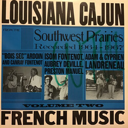Various Louisiana Cajun French Music From The Southwest Prairies Vol. 2 Vinyl LP USED