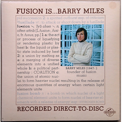 Barry Miles Fusion Is... Vinyl LP USED