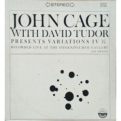 John Cage / David Tudor Variations IV Vinyl LP USED