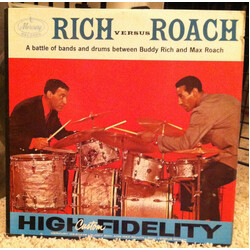 Buddy Rich / Max Roach Rich Versus Roach Vinyl LP USED