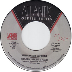 Crosby, Stills & Nash Marrakesh Express / Suite: Judy Blue Eyes USED VINYL 7INCH 45 RPM SINGLE REISSUE STEREO