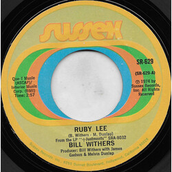 Bill Withers Ruby Lee USED VINYL 7INCH 45 RPM SINGLE STYRENE