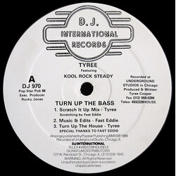 Tyree Cooper / Kool Rock Steady Turn Up The Bass VINYL 12" USED