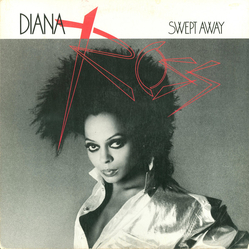 Diana Ross Swept Away Vinyl LP USED
