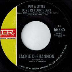Jackie DeShannon Put A Little Love In Your Heart USED VINYL 7INCH 45 RPM SINGLE STYRENE