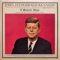 John F. Kennedy A Memorial Album Vinyl LP USED