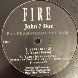 Jon?Doe / Floss P Rock / Yeah USED VINYL 12INCH PROMO