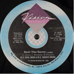 MC Cool Rock & MC Chaszy Chess Boot The Booty USED VINYL 12INCH 33 S RPM