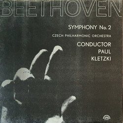 Ludwig van Beethoven / The Czech Philharmonic Orchestra / Paul Kletzki Symfonie No. 2 D Dur, Op. 36 Vinyl LP USED