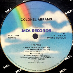 Colonel Abrams Trapped USED VINYL 12INCH 33 S RPM PROMO