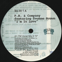 PB & Company / Yvonne Brown I'm In Love VINYL 12" USED