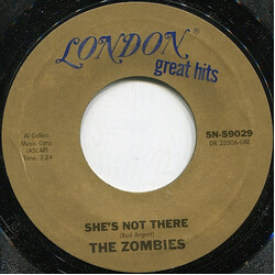 The Zombies She's Not There / Tell Her No USED VINYL 7INCH 45 RPM SINGLE REISSUE MONO