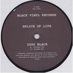 Splice Of Life 2000 Black USED VINYL 12INCH