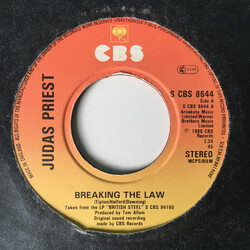 Judas Priest Breaking The Law Vinyl USED