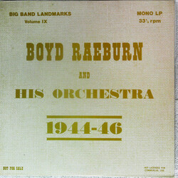 Boyd Raeburn And His Orchestra 1944 - 1946 Vinyl LP USED