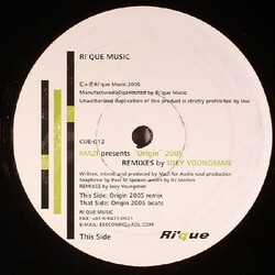 Mazi Namvar Origin (2005) VINYL 12" USED