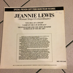 Jeannie Lewis Looking Backward To Tomorrow (In And Out Of Concert) Vinyl LP USED