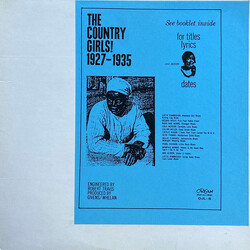 Various The Country Girls! 1927-1935 (16 Rare Blues And Ballads With Guitar) Vinyl LP USED
