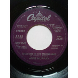 Anne Murray Shadows In The Moonlight USED VINYL 7INCH 45 RPM SINGLE STEREO