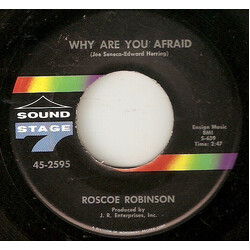 Roscoe Robinson Why Are You Afraid / Darling, Please Tell Me USED VINYL 7INCH 45 RPM SINGLE