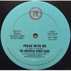 The Universal Robot Band Freak With Me USED VINYL 12INCH 33 S RPM STEREO