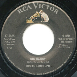 Boots Randolph Big Daddy / Bongo Band USED VINYL 7INCH 45 RPM
