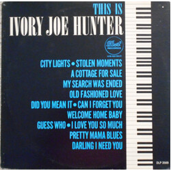 Ivory Joe Hunter This Is Ivory Joe Hunter Vinyl LP USED