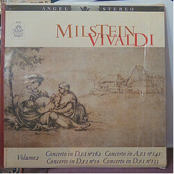 Nathan Milstein / Antonio Vivaldi Antonio Vivaldi (Volume 2): Four Concerti For Violin, Strings And Cembalo Vinyl LP USED