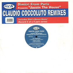 Dimitri From Paris Jazzin The House (Claudio Coccoluto Remixes) USED VINYL 12INCH 33 S RPM
